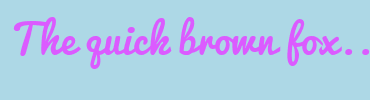 Image with Font Color DB5BFF and Background Color ADD8E6